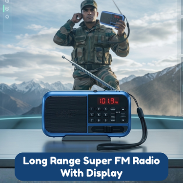 Long Range Super FM Radio With Display (BLS27)